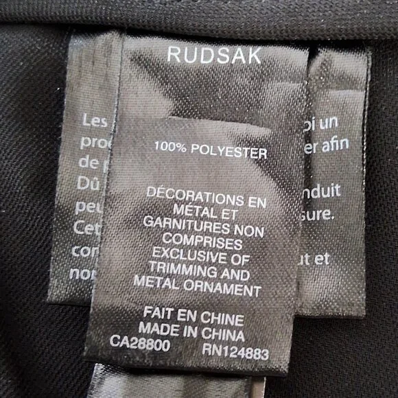 RUDSAK Black Wide-Leg Trousers - Picture 10 of 12